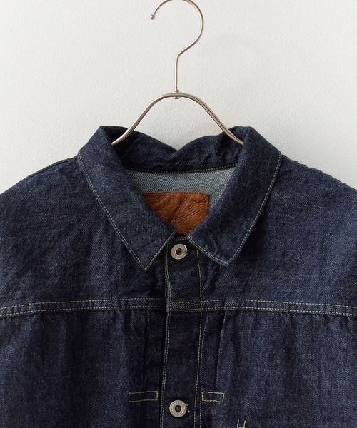 REMI RELIEF(レミレリーフ)の「REMI RELIEF/レミレリーフ 12oz 大戦モデルJKT シンチバック 月桂樹ボタン コットンデニムジャケット 2026年春夏(デニムジャケット・メンズ・ワンウォッシュ・M/L/XL)」の3枚目の写真