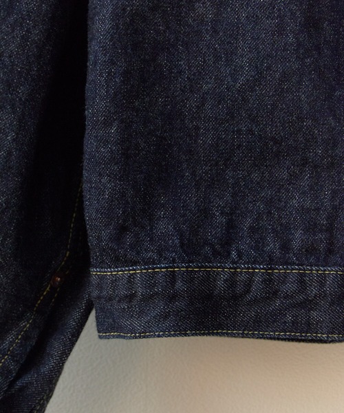 REMI RELIEF(レミレリーフ)の「REMI RELIEF/レミレリーフ 12oz 大戦モデルJKT シンチバック 月桂樹ボタン コットンデニムジャケット 2026年春夏(デニムジャケット・メンズ・ワンウォッシュ・M/L/XL)」の6枚目の写真