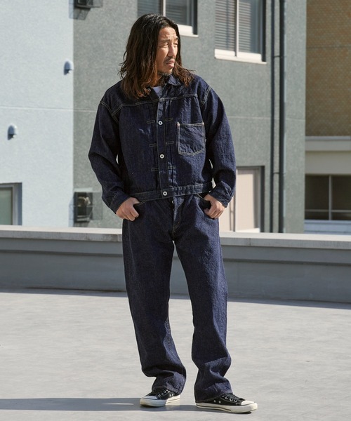 REMI RELIEF(レミレリーフ)の「REMI RELIEF/レミレリーフ 12oz 大戦モデルJKT シンチバック 月桂樹ボタン コットンデニムジャケット 2026年春夏(デニムジャケット・メンズ・ワンウォッシュ・M/L/XL)」の10枚目の写真