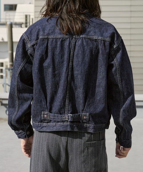 REMI RELIEF(レミレリーフ)の「REMI RELIEF/レミレリーフ 12oz 大戦モデルJKT シンチバック 月桂樹ボタン コットンデニムジャケット 2026年春夏(デニムジャケット・メンズ・ワンウォッシュ・M/L/XL)」の13枚目の写真