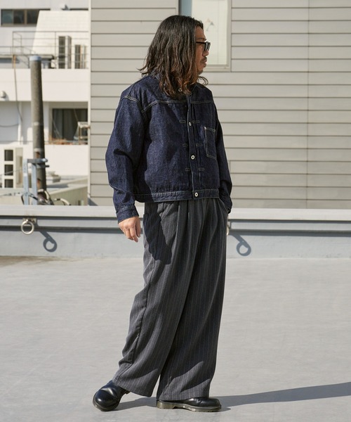 REMI RELIEF(レミレリーフ)の「REMI RELIEF/レミレリーフ 12oz 大戦モデルJKT シンチバック 月桂樹ボタン コットンデニムジャケット 2026年春夏(デニムジャケット・メンズ・ワンウォッシュ・M/L/XL)」の22枚目の写真