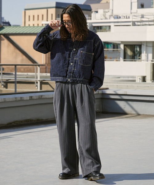 REMI RELIEF(レミレリーフ)の「REMI RELIEF/レミレリーフ 12oz 大戦モデルJKT シンチバック 月桂樹ボタン コットンデニムジャケット 2026年春夏(デニムジャケット・メンズ・ワンウォッシュ・M/L/XL)」の18枚目の写真