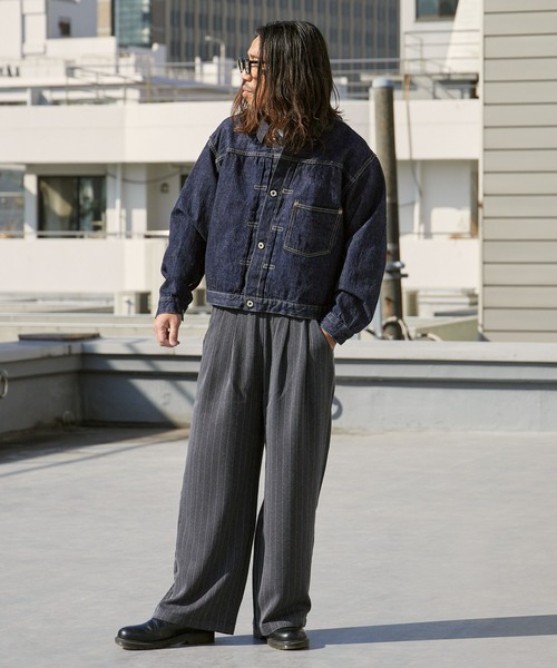 REMI RELIEF(レミレリーフ)の「REMI RELIEF/レミレリーフ 12oz 大戦モデルJKT シンチバック 月桂樹ボタン コットンデニムジャケット 2026年春夏(デニムジャケット・メンズ・ワンウォッシュ・M/L/XL)」の19枚目の写真