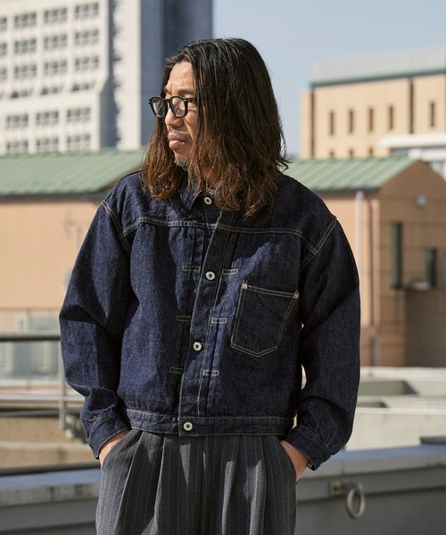 REMI RELIEF(レミレリーフ)の「REMI RELIEF/レミレリーフ 12oz 大戦モデルJKT シンチバック 月桂樹ボタン コットンデニムジャケット 2026年春夏(デニムジャケット・メンズ・ワンウォッシュ・M/L/XL)」の16枚目の写真