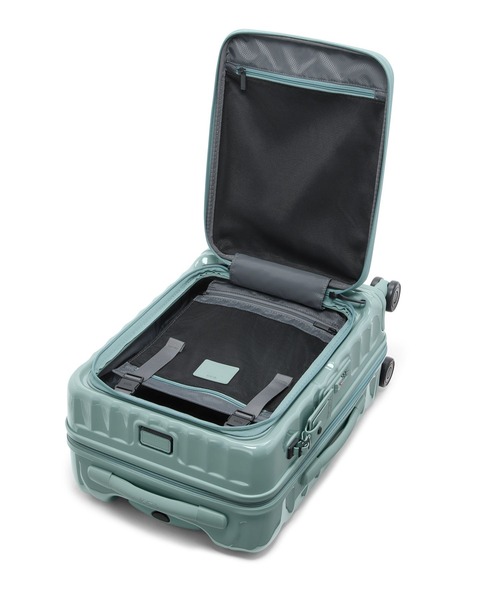 TUMI(トゥミ)の「19 DEGREE フロント・アクセス・エクスパンダブル・キャリーオン スーツケース(機内持ち込みサイズ) 1泊~3泊程度(スーツケース/キャリーバッグ・レディース・グリーン系その他・FREE)」の5枚目の写真