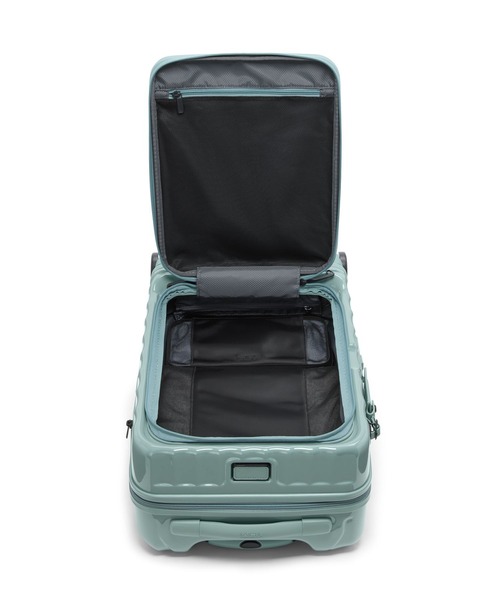 TUMI(トゥミ)の「19 DEGREE フロント・アクセス・エクスパンダブル・キャリーオン スーツケース(機内持ち込みサイズ) 1泊~3泊程度(スーツケース/キャリーバッグ・レディース・グリーン系その他・FREE)」の4枚目の写真