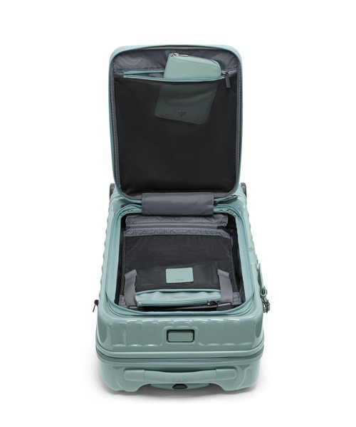 TUMI(トゥミ)の「19 DEGREE フロント・アクセス・エクスパンダブル・キャリーオン スーツケース(機内持ち込みサイズ) 1泊~3泊程度(スーツケース/キャリーバッグ・レディース・グリーン系その他・FREE)」の3枚目の写真