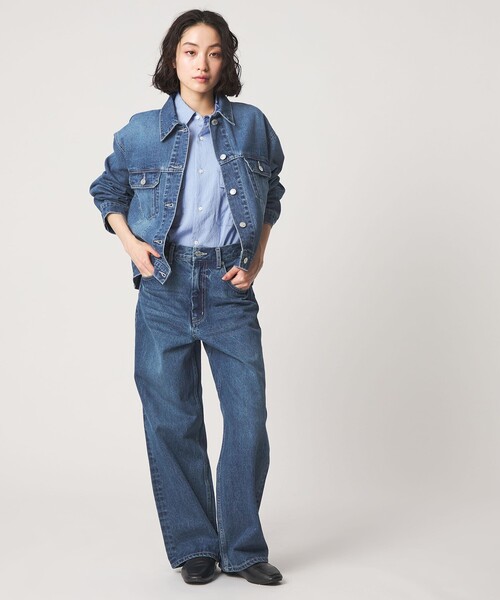 CITEN（シテン）の「＜CITEN＞エッセンシャルデニムジャケット（その他アウター・レディース・コバルトブルー/ネイビー・S/M）」の15枚目の写真