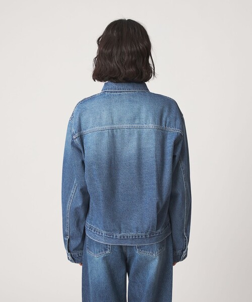 CITEN（シテン）の「＜CITEN＞エッセンシャルデニムジャケット（その他アウター・レディース・コバルトブルー/ネイビー・S/M）」の7枚目の写真