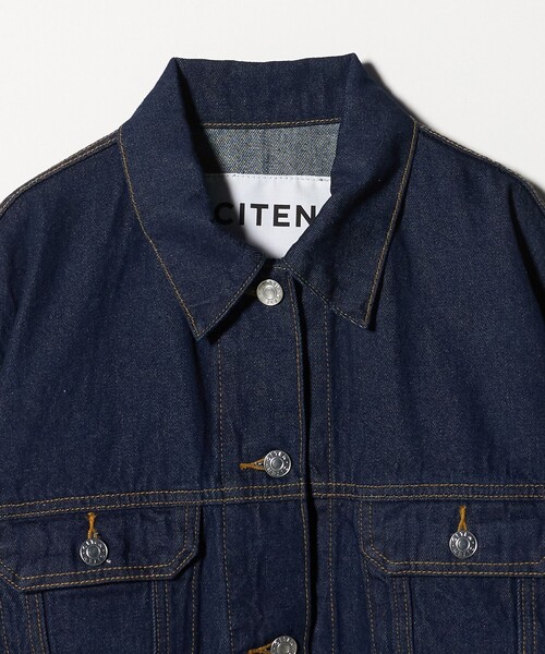 CITEN（シテン）の「＜CITEN＞エッセンシャルデニムジャケット（その他アウター・レディース・コバルトブルー/ネイビー・S/M）」の4枚目の写真