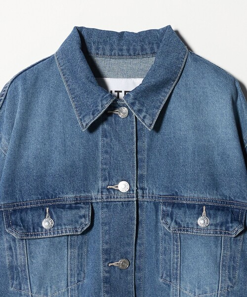 CITEN（シテン）の「＜CITEN＞エッセンシャルデニムジャケット（その他アウター・レディース・コバルトブルー/ネイビー・S/M）」の5枚目の写真