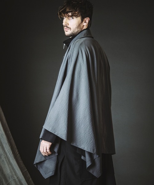 NO ID.（ノーアイディ）の「【NO ID.】Asymmetry Double Breasted Coat / アシンメトリー ダブル ブレスト コート（その他アウター・メンズ・ブラック/グレー/その他23・ONE SIZE）」の11枚目の写真
