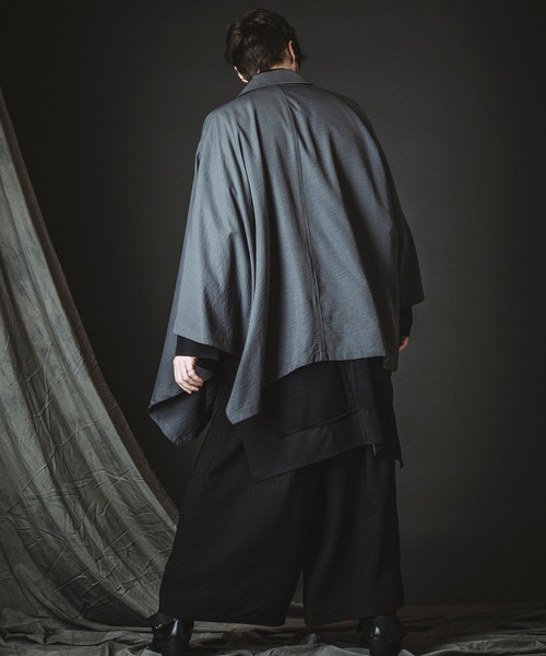 NO ID.（ノーアイディ）の「【NO ID.】Asymmetry Double Breasted Coat / アシンメトリー ダブル ブレスト コート（その他アウター・メンズ・ブラック/グレー/その他23・ONE SIZE）」の16枚目の写真