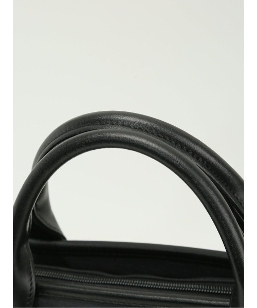 TAKA-Q（タカキュー）の「【2WAY A4対応】タカキュー ブロックチェック ブリーフバッグ（ビジネスバッグ・メンズ・ブラック・ONESIZE）」の8枚目の写真