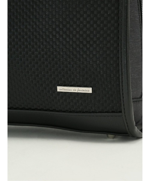 TAKA-Q（タカキュー）の「【2WAY A4対応】タカキュー ブロックチェック ブリーフバッグ（ビジネスバッグ・メンズ・ブラック・ONESIZE）」の12枚目の写真