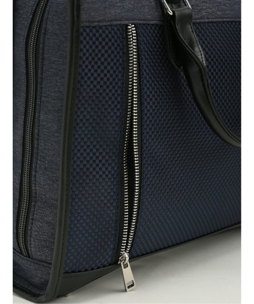 TAKA-Q（タカキュー）の「【2WAY A4対応】タカキュー ブロックチェック ブリーフバッグ（ビジネスバッグ・メンズ・ブラック・ONESIZE）」の16枚目の写真