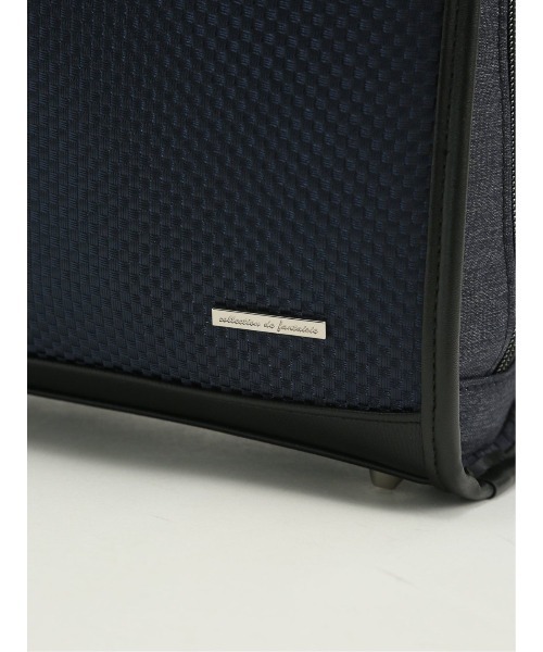 TAKA-Q（タカキュー）の「【2WAY A4対応】タカキュー ブロックチェック ブリーフバッグ（ビジネスバッグ・メンズ・ブラック・ONESIZE）」の18枚目の写真