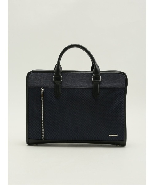 TAKA-Q（タカキュー）の「【2WAY A4対応】タカキュー ブロックチェック ブリーフバッグ（ビジネスバッグ・メンズ・ブラック・ONESIZE）」の20枚目の写真