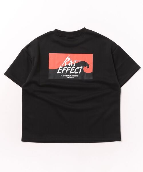 A BAG OF CHIPS(アバッグオブチップス)の「RAT EFFECT/ラットエフェクト キッズ 水陸両用UVカットラッシュガード Tシャツ(Tシャツ/カットソー・キッズ・ホワイト/ブラック系その他/ブラック/オフホワイト・160cm/130cm/170cm/150cm/140cm)」の5枚目の写真