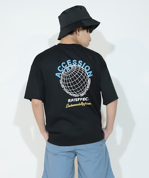 A BAG OF CHIPS(アバッグオブチップス)の「RAT EFFECT/ラットエフェクト キッズ 水陸両用UVカットラッシュガード Tシャツ(Tシャツ/カットソー・キッズ・ホワイト/ブラック系その他/ブラック/オフホワイト・160cm/130cm/170cm/150cm/140cm)」の4枚目の写真