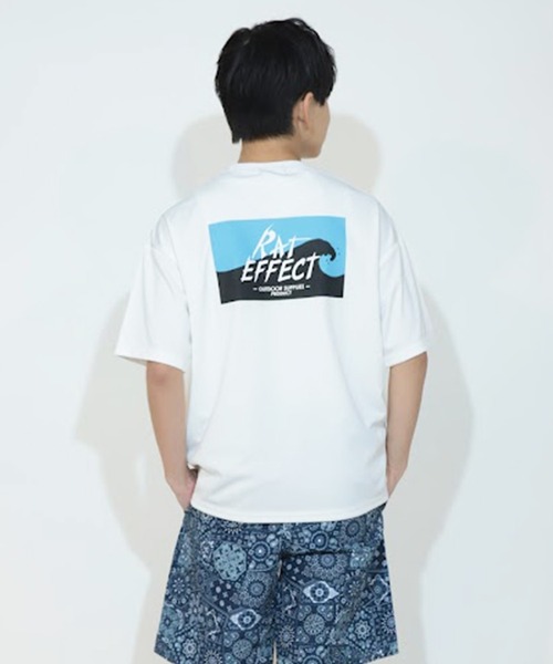 A BAG OF CHIPS(アバッグオブチップス)の「RAT EFFECT/ラットエフェクト キッズ 水陸両用UVカットラッシュガード Tシャツ(Tシャツ/カットソー・キッズ・ホワイト/ブラック系その他/ブラック/オフホワイト・160cm/130cm/170cm/150cm/140cm)」の1枚目の写真