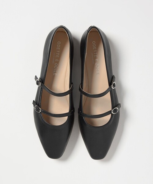 ODETTE E ODILE(オデットエオディール)の「【WEB限定】2ベルト フラット10■(パンプス・レディース・オフホワイト/シルバー/ブラック・23cm/22.5cm/22cm/24.5cm/24cm/23.5cm)」の3枚目の写真