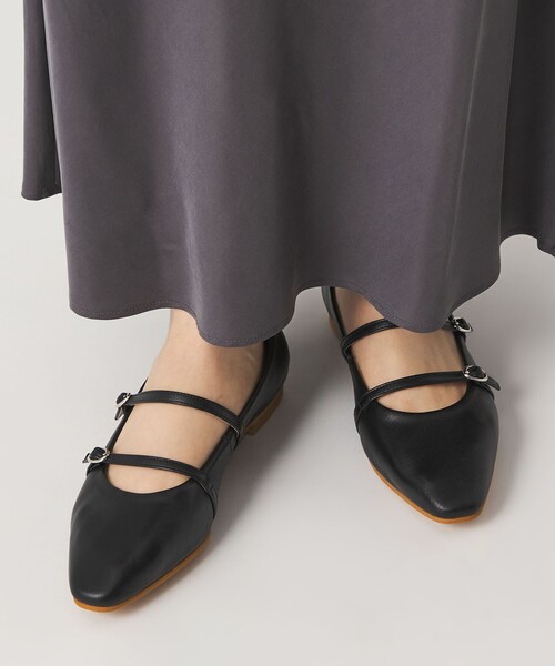 ODETTE E ODILE(オデットエオディール)の「【WEB限定】2ベルト フラット10■(パンプス・レディース・オフホワイト/シルバー/ブラック・23cm/22.5cm/22cm/24.5cm/24cm/23.5cm)」の20枚目の写真