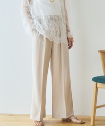 Doux archives | 【多機能麻調合繊】センタープレスパンツ(スラックス)