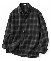 HUKE（ヒューク）の「ザ ステディ チェックシャツ (ブラック)（シャツ/ブラウス）」