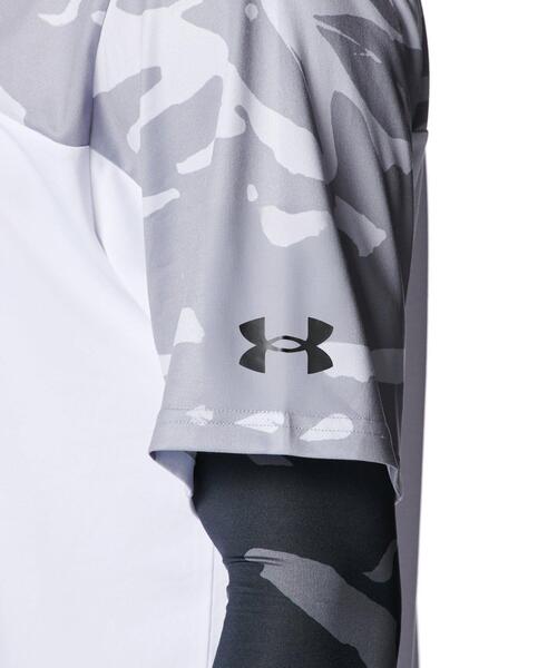 UNDER ARMOUR(アンダーアーマー)の「UAヤード テック ノベルティ ショートスリーブ Tシャツ(ベースボール/メンズ)(Tシャツ/カットソー・メンズ・ホワイト・XL/L/3XL/M/S/2XL)」の5枚目の写真