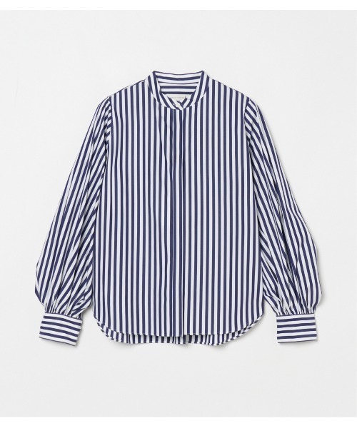 Mackintosh(マッキントッシュ)の「THORNHILL(シャツ/ブラウス・レディース・ホワイト×ネイビー・6)」の1枚目の写真