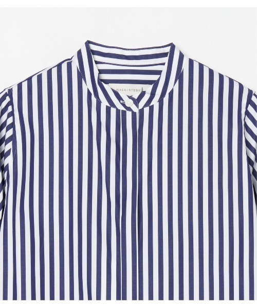 Mackintosh(マッキントッシュ)の「THORNHILL(シャツ/ブラウス・レディース・ホワイト×ネイビー・6)」の7枚目の写真