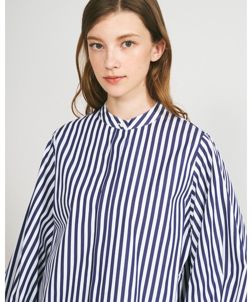 Mackintosh(マッキントッシュ)の「THORNHILL(シャツ/ブラウス・レディース・ホワイト×ネイビー・6)」の6枚目の写真