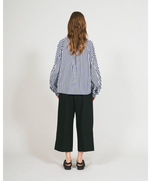 Mackintosh(マッキントッシュ)の「THORNHILL(シャツ/ブラウス・レディース・ホワイト×ネイビー・6)」の5枚目の写真