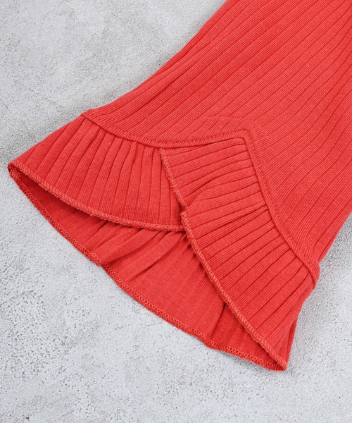 MARKEY'S（マーキーズ）の「フリルリブパンツ（その他パンツ・キッズ・ブルー/レッド/ブラウン・100/120/110/90/150/140/130）」の12枚目の写真