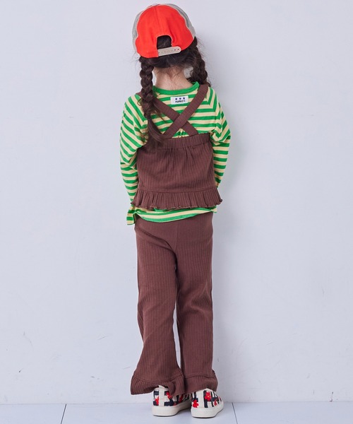 MARKEY'S（マーキーズ）の「フリルリブパンツ（その他パンツ・キッズ・ブルー/レッド/ブラウン・100/120/110/90/150/140/130）」の8枚目の写真