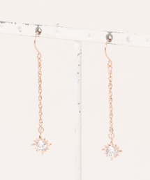 sun chain pierce/【ハワイアンジュエリー】【サージカルステンレス】【金属アレルギー対応】【IRIEBEACH / アイリービーチ】つけっぱなしOK