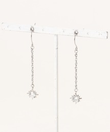 IRIEBEACH（アイリービーチ）の「sun chain pierce/【ハワイアンジュエリー】【サージカルステンレス】【金属アレルギー対応】【IRIEBEACH / アイリービーチ】つけっぱなしOK（ピアス（両耳用））」