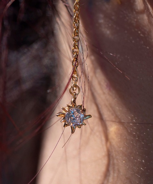 IRIEBEACH（アイリービーチ）の「sun chain pierce/【ハワイアンジュエリー】【サージカルステンレス】【金属アレルギー対応】【IRIEBEACH / アイリービーチ】つけっぱなしOK（ピアス（両耳用）・レディース・シルバー/ゴールド/ピンク・FREE）」の11枚目の写真