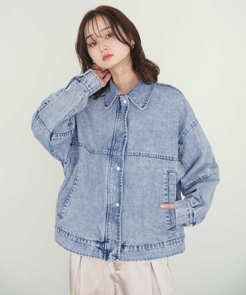 レディース 【訳あり】BLUEBLUEレディース ボタン付きジャケット 