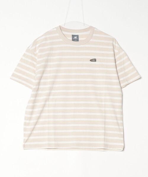NEW BALANCE(ニューバランス)の「【New Balance×アルペン限定モデル】ニューバランス New Balance シューパッチボーダーTシャツ(Tシャツ/カットソー・レディース・アイボリー・M/S/L/XL)」の12枚目の写真