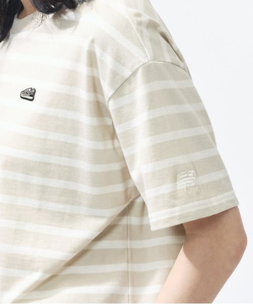NEW BALANCE(ニューバランス)の「【New Balance×アルペン限定モデル】ニューバランス New Balance シューパッチボーダーTシャツ(Tシャツ/カットソー・レディース・アイボリー・M/S/L/XL)」の10枚目の写真