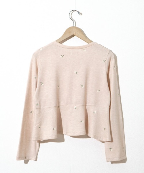 flower（フラワー）の「デイジーカーディガン（カーディガン/ボレロ・レディース・コーラルピンク/アイボリー・FREE）」の4枚目の写真