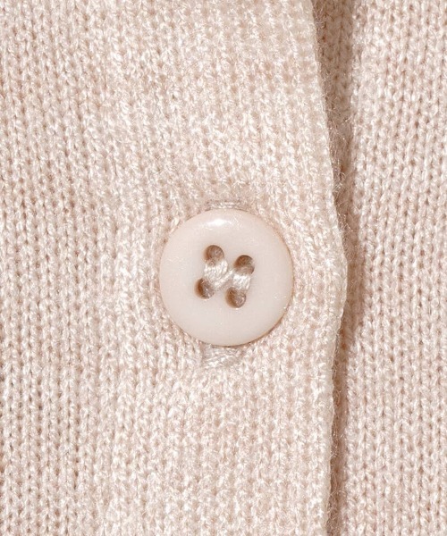flower（フラワー）の「デイジーカーディガン（カーディガン/ボレロ・レディース・コーラルピンク/アイボリー・FREE）」の6枚目の写真