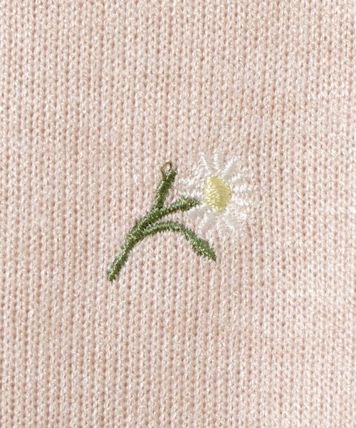 flower（フラワー）の「デイジーカーディガン（カーディガン/ボレロ・レディース・コーラルピンク/アイボリー・FREE）」の12枚目の写真