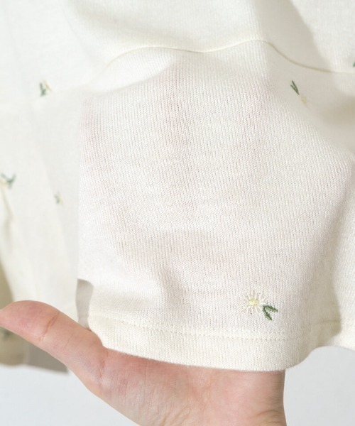 flower（フラワー）の「デイジーカーディガン（カーディガン/ボレロ・レディース・コーラルピンク/アイボリー・FREE）」の19枚目の写真