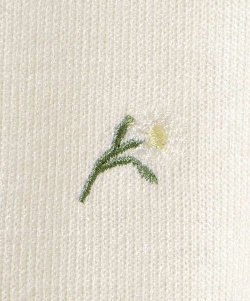 flower（フラワー）の「デイジーカーディガン（カーディガン/ボレロ・レディース・コーラルピンク/アイボリー・FREE）」の20枚目の写真