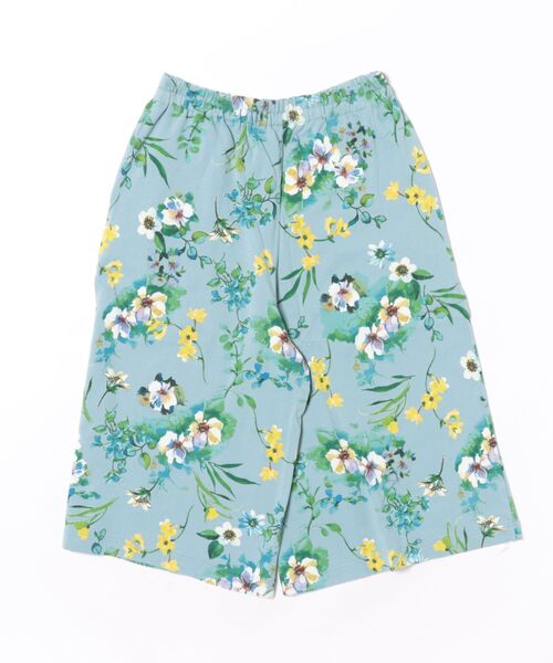 SUPER HAKKA(スーパーハッカ)の「フロラフロートプリント裏毛ガウチョパンツ(その他パンツ・レディース・ブルー/杢グレー・FREE)」の3枚目の写真