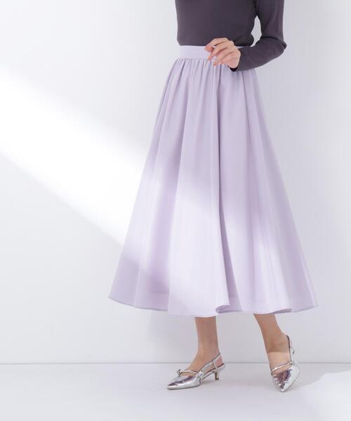 NATURAL BEAUTY BASIC(ナチュラルビューティーベーシック)の「【sweet4月号掲載】◇【ちょうど、いい服】ふんわり春風フレアスカート(スカート・レディース・ベージュ/ネイビー/ラベンダー・LARGE/MEDIUM/SMALL/P/S)」の15枚目の写真