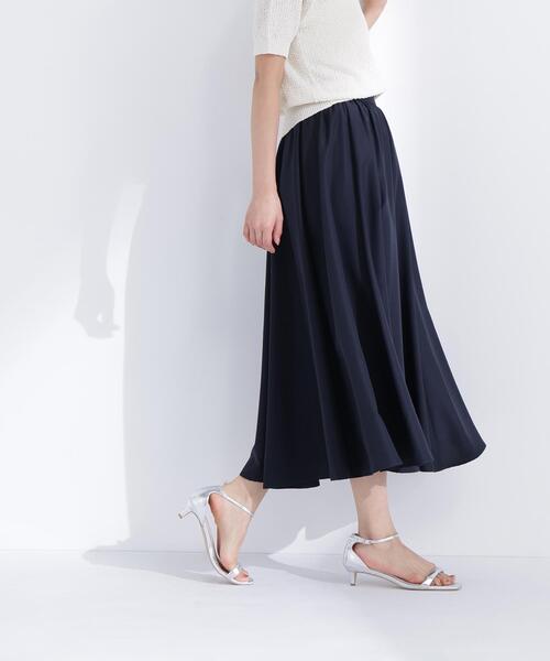 NATURAL BEAUTY BASIC(ナチュラルビューティーベーシック)の「【sweet掲載】◇【ちょうど、いい服】ふんわり春風フレアスカート(スカート・レディース・ベージュ/ネイビー/ラベンダー・LARGE/MEDIUM/SMALL/P/S)」の9枚目の写真